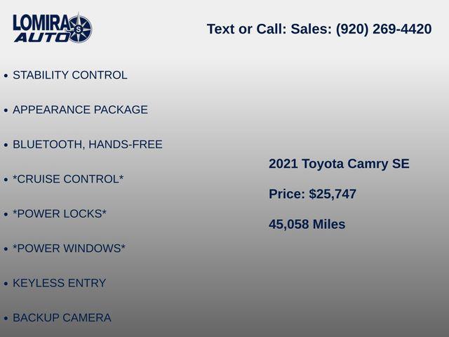 2021 Toyota Camry SE AWD