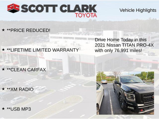 2021 Nissan Titan Crew Cab PRO-4X 4x4