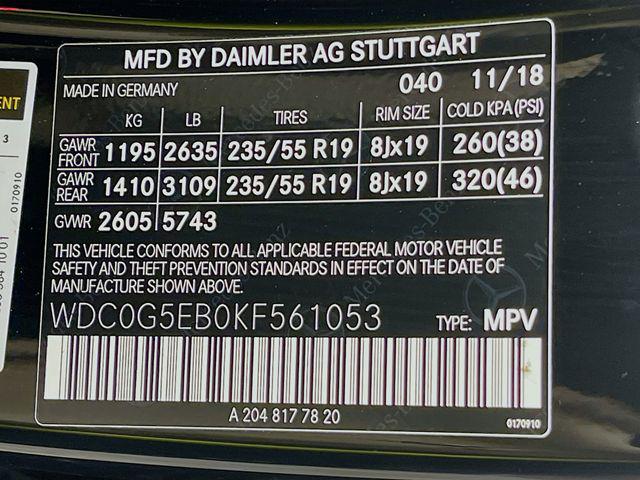 2019 Mercedes-Benz GLC 350e 4MATIC
