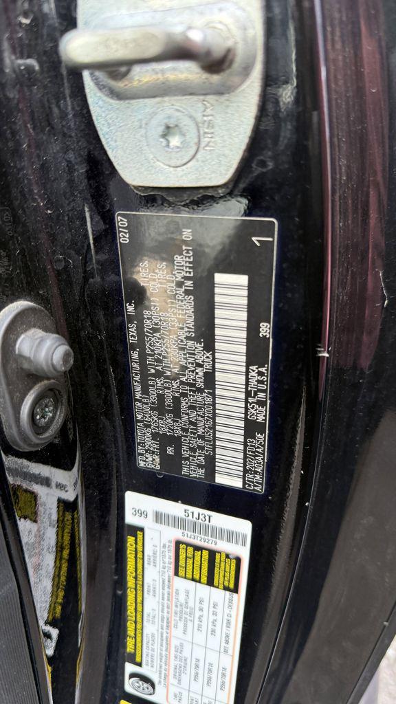2007 Toyota Tundra Base V6