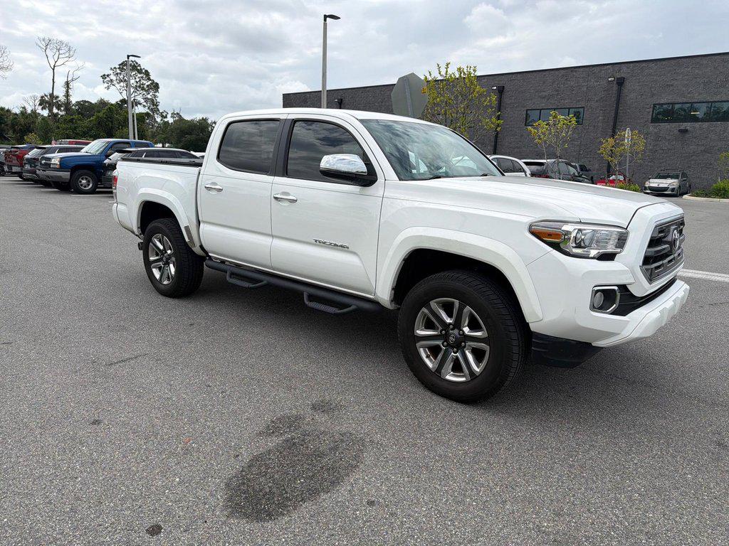 Super White 2016 Toyota Tacoma Double Cab V6 Limited Pickup Truck 4X2 Automatic