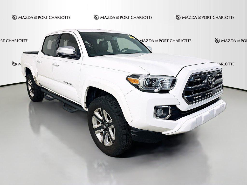 Super White 2016 Toyota Tacoma Double Cab V6 Limited Pickup Truck 4X2 Automatic