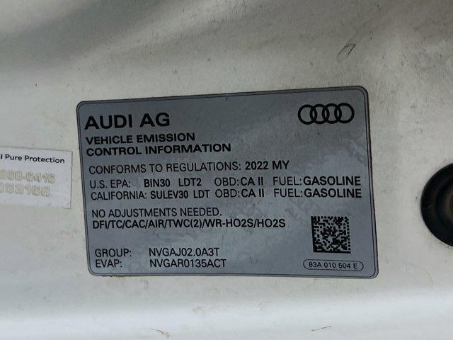 2022 Audi Q3 Premium 40 TFSI quattro Tiptronic