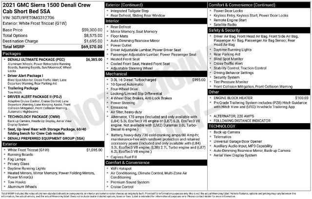 2021 GMC Sierra 1500 4WD Crew Cab Short Box Denali for sale in Provo, UT