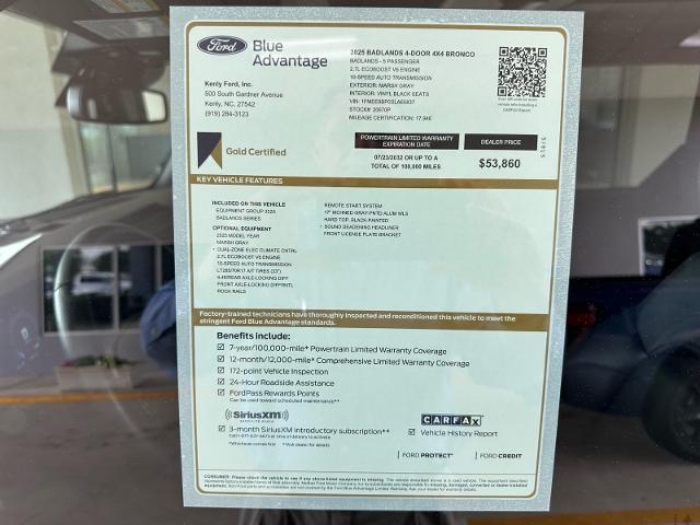 2025 Ford Bronco Badlands