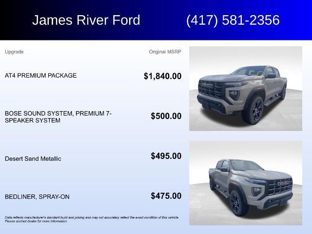 2023 GMC Canyon 4WD Crew Cab Short Box AT4