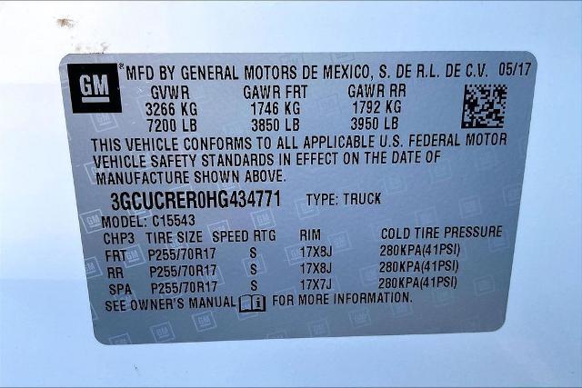 2017 Chevrolet Silverado 1500 1LT