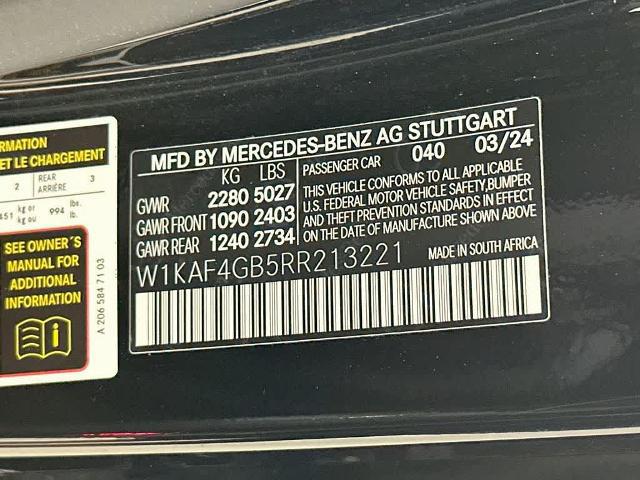 2024 Mercedes-Benz C-CLASS C 300 C 300