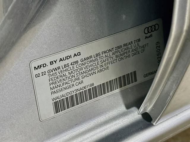 2022 Audi A3 Premium 40 TFSI Front-Wheel Drive S tronic