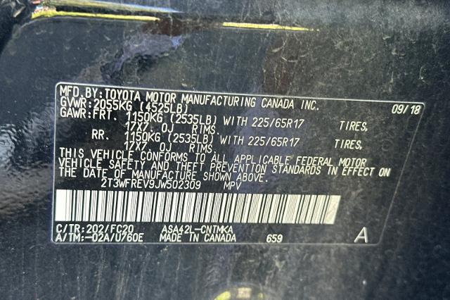 2018 Toyota RAV4 XLE