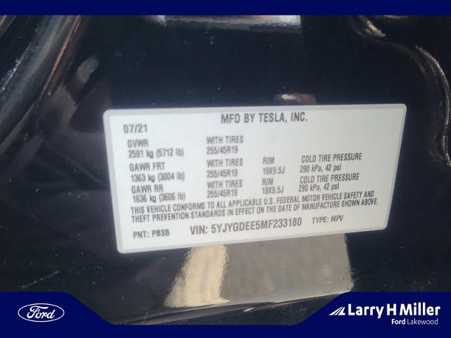 2021 Tesla Model Y Long Range Dual Motor All-Wheel Drive