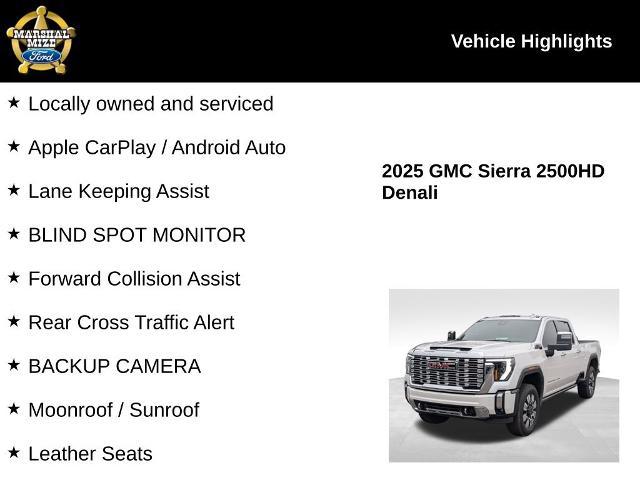 2025 GMC Sierra 2500HD 4WD Crew Cab Standard Bed Denali
