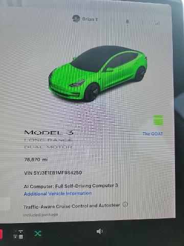 2021 Tesla Model 3 Long Range