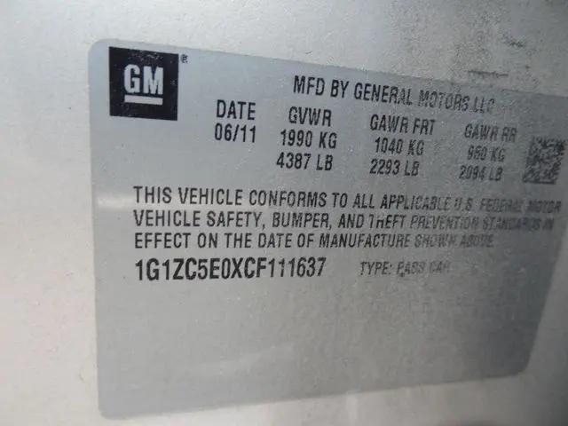 2012 Chevrolet Malibu 1LT