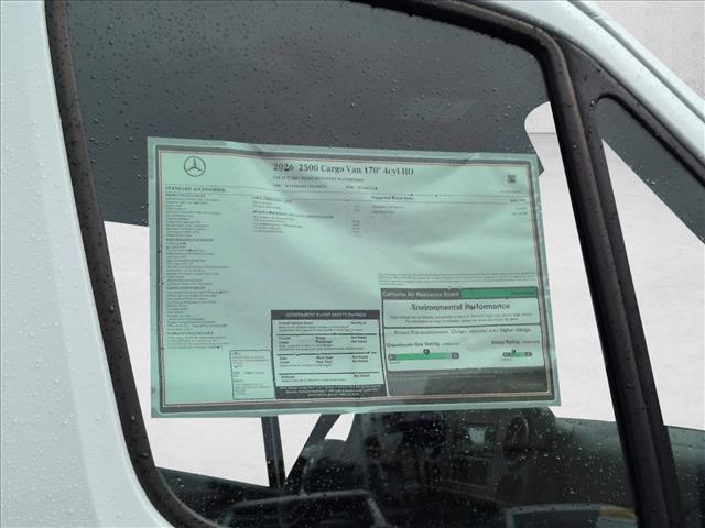 2026 Mercedes-Benz Sprinter 2500 High Roof 4-Cyl Diesel HO
