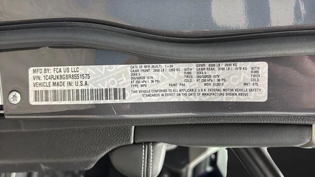 2024 Jeep Grand Cherokee L Limited 4x4