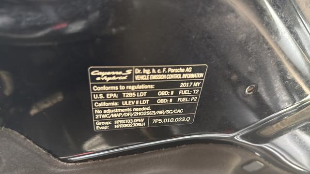 2017 Porsche Cayenne E-Hybrid S