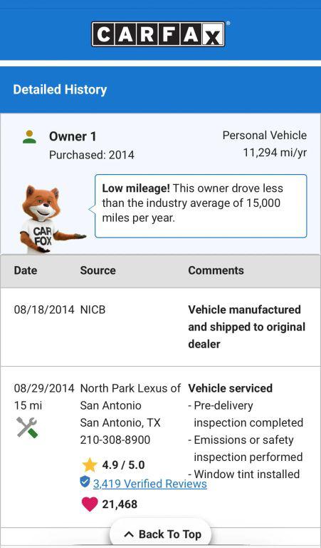 2014 Lexus ES 350 ES 350 Sedan 4D