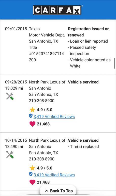 2014 Lexus ES 350 ES 350 Sedan 4D