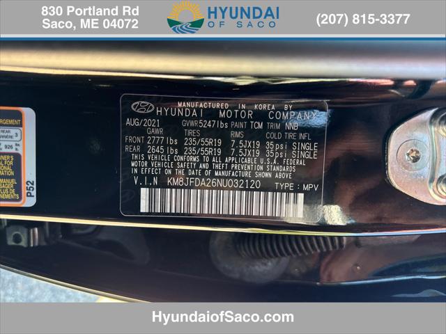 2022 Hyundai Tucson Plug-In Hybrid Limited