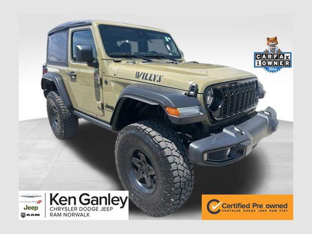 2025 Jeep Wrangler 2-Door Willys 4x4 for sale in NORWALK, OH