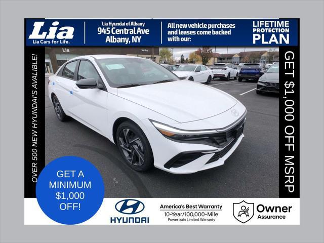 2026 Hyundai Elantra Hybrid Blue for sale in ALBANY, NY