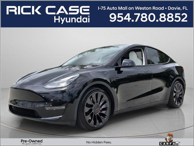 2023 Tesla Model Y Performance Dual Motor All-Wheel Drive for sale in DAVIE, FL