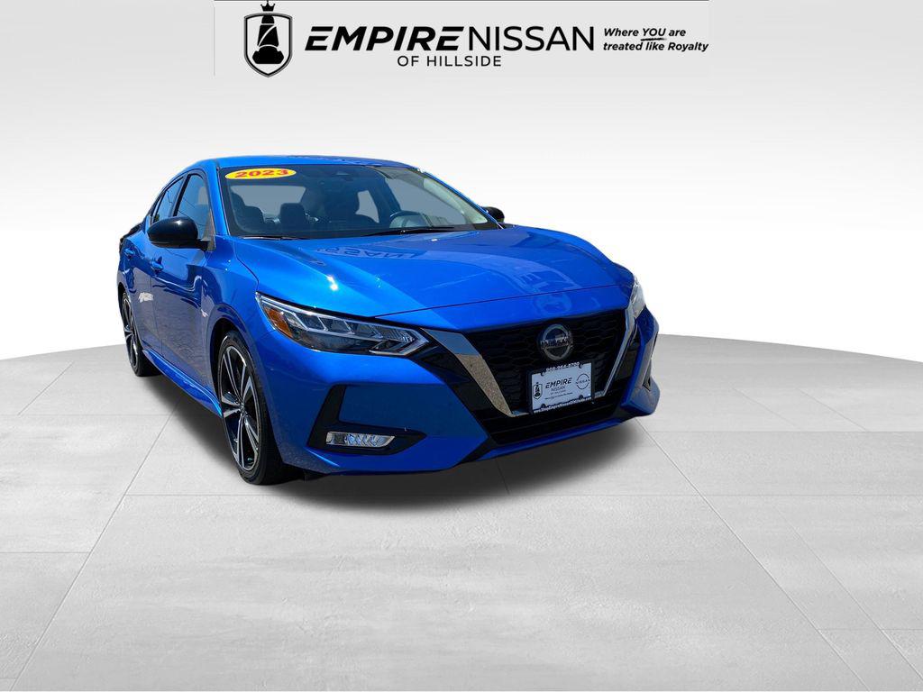 Electric Blue Metallic 2023 Nissan Sentra Sedan Front-Wheel Drive Continuously Variable Transmission