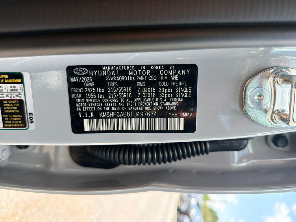 New 2026 Cyber Gray Metallic HYUNDAI SEL Sport FWD image 28