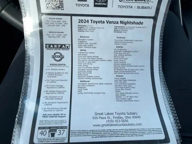 2024 Toyota Venza LE