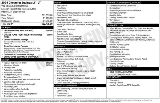 2024 Chevrolet Equinox AWD LT