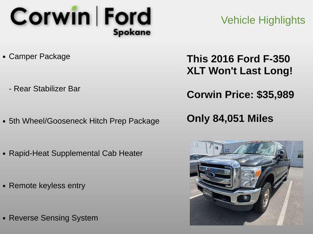 2016 Ford F-350 XLT