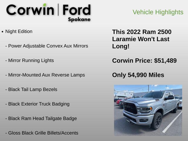 2022 Ram 2500 Laramie Crew Cab 4x4 6'4" Box