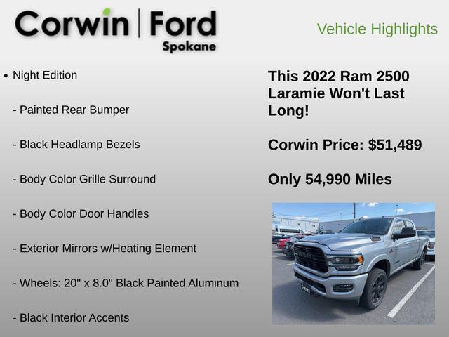 2022 Ram 2500 Laramie Crew Cab 4x4 6'4" Box