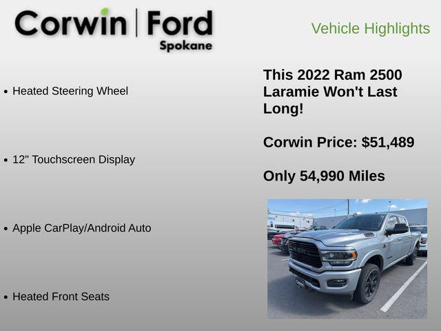 2022 Ram 2500 Laramie Crew Cab 4x4 6'4" Box
