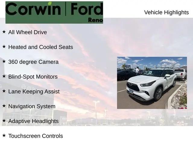 2023 Toyota Highlander Platinum