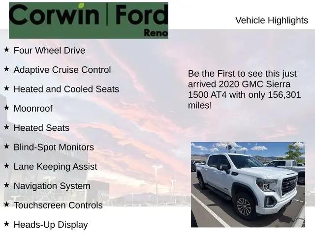 2020 GMC Sierra 1500 4WD Crew Cab Short Box AT4