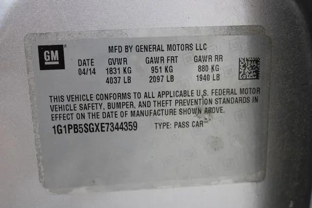 2014 Chevrolet Cruze LS Manual