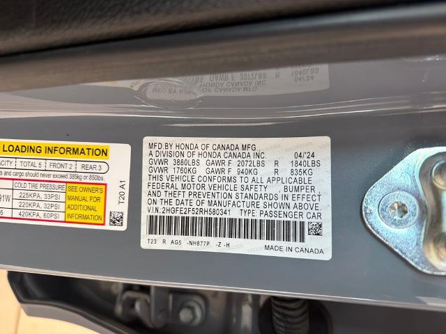 2024 Honda Civic Sport