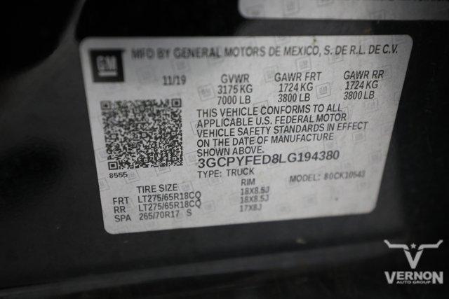 2020 Chevrolet Silverado 1500 4WD Crew Cab Short Bed LT Trail Boss