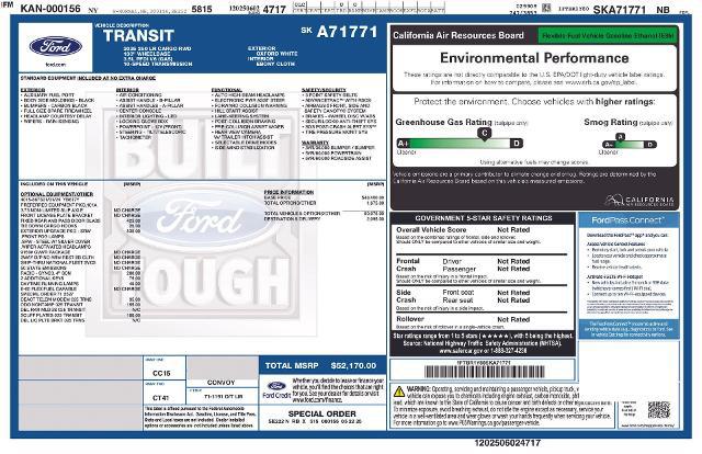2025 Ford Transit Cargo Van Base