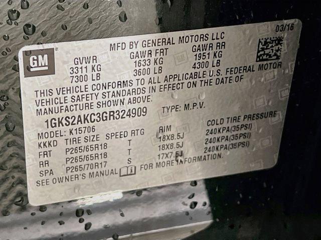 2016 GMC Yukon SLE