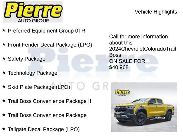 2024 Chevrolet Colorado Trail Boss 4WD