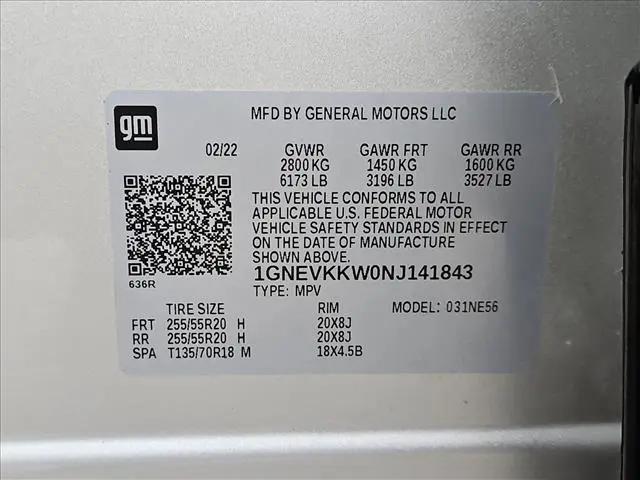 2022 Chevrolet Traverse AWD Premier