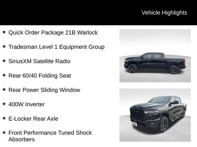 2025 Ram 1500 Warlock Crew Cab 4x4 5'7" Box