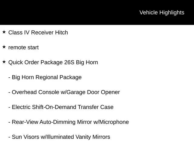 2016 Ram 1500 Big Horn