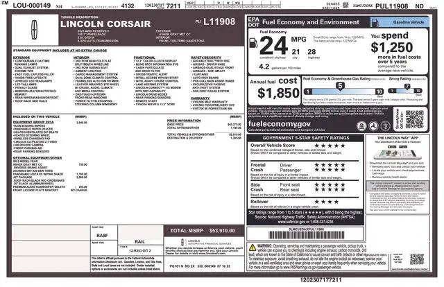 2023 Lincoln Corsair Reserve