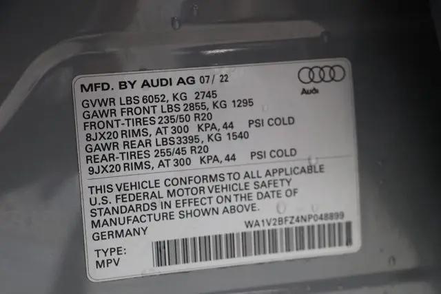 2022 Audi Q4 Sportback e-tron Premium 50 quattro