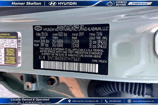 New 2026 Hyundai Santa Cruz SEL For Sale in Olive Branch, MS