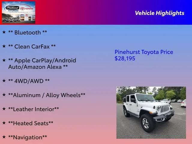 2018 Jeep Wrangler Unlimited Sahara 4x4